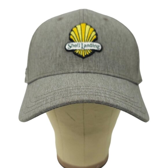 Shell Landing Strapback Cap Embroidered Logo Patch Trucker Golf Hat Pukka - Picture 9 of 13